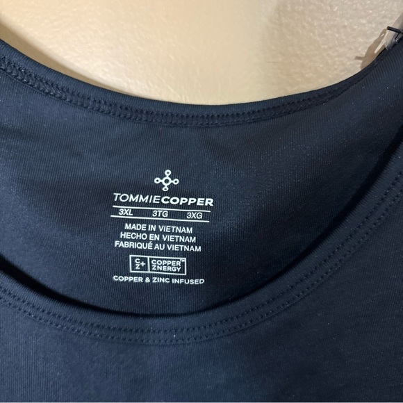 9. Tommie Copper Shirt Womens 3XL XXXL Lower Back Support Black Tank Top Casual - Picture 5 of 8